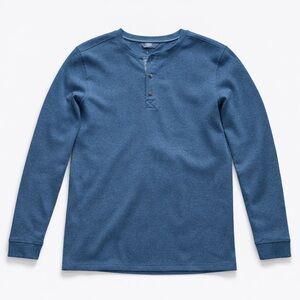 Member's Mark Men's Classic Fit Soft Waffle Knit Thermal Henley Size Large